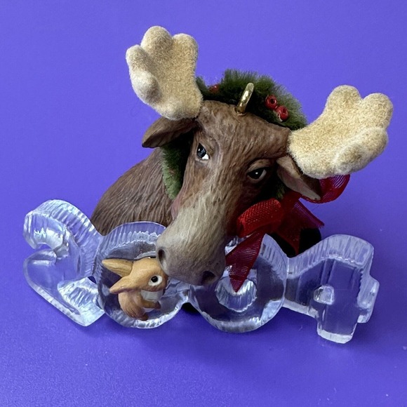 Hallmark Cool Decade 2004 Moose Polar Animal Figurines Dated Discontinued VTG - Picture 6 of 6